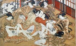asian sex painting - Pornography or erotic art? Japanese museum aims to confront shunga taboo |  Japan | The Guardian
